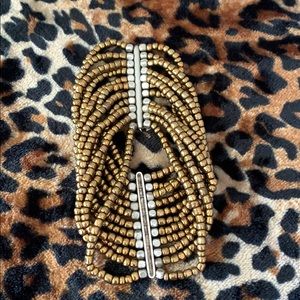 Silpada multi-strand beaded bracelet.